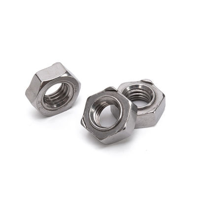 Fabricación de nueces hexadecimales de acero inoxidable natural estándar 201 M10 para el estándar JIS de pulgadas imperiales