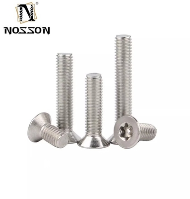 ANSI/ASME estándar 304 de acero inoxidable Torx cabeza redonda de la cacerola con pernos de seguridad antirrobo de seis lóbulos cabeza del botón a prueba de alteraciones pernos