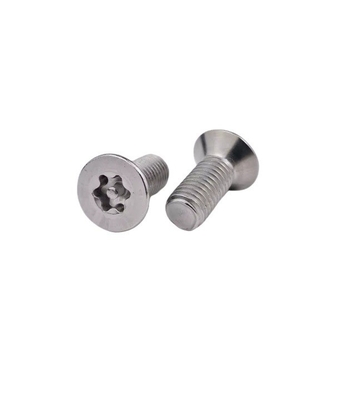 Sistema de medición métrico Corazón plano de acero inoxidable a prueba de manipulación contra robo Torx tornillo de seguridad con pin M3 M4 M5 M6 M7 M8