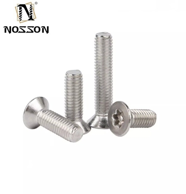Sistema de medición métrico Corazón plano de acero inoxidable a prueba de manipulación contra robo Torx tornillo de seguridad con pin M3 M4 M5 M6 M7 M8