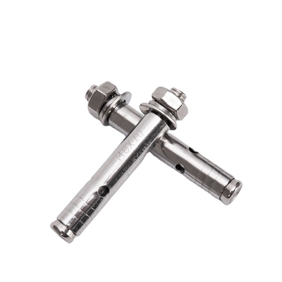 Acero inoxidable métrico Hex Nut Sleeve Agujero redondo Cuerpo Lavadora plana y lavadora de resorte Anclado de perno Finish Vida más larga TiCN Capacidad 700