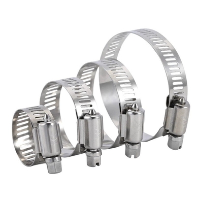 Soporte personalizado ODM Medida métrica de tipo americano pinza giratoria de acero inoxidable y pinza de manguera con aros de tubería