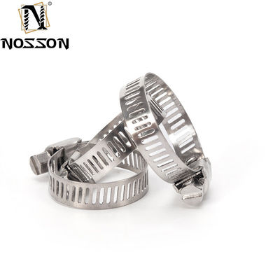 Material de aleación de acero y acero al carbono en 16-300mm Alemán Tipo de manguera de sujeción con soporte personalizado