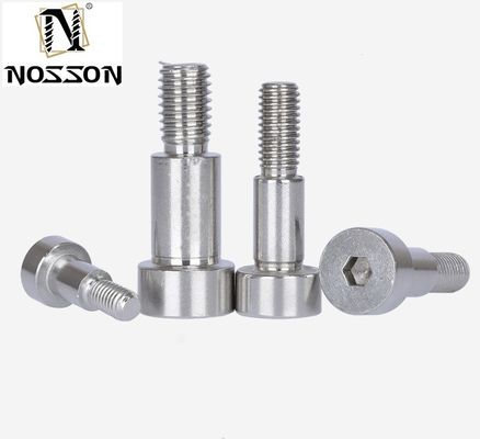 Tamaño personalizado Flat Head estilo tornillos de hombro SMSB6-15 con sistema de medición INCH de pulido y acero inoxidable