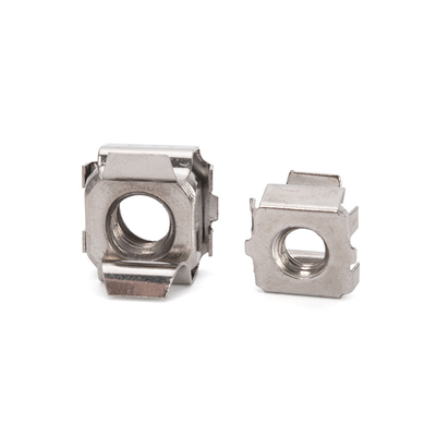 Sistema de medición métrico de acero inoxidable cuadrado M6 bolas de tuercas de jaula M10 M3 clip con DIN estándar y acabado de óxido negro