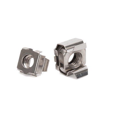 Sistema de medición métrico de acero inoxidable cuadrado M6 bolas de tuercas de jaula M10 M3 clip con DIN estándar y acabado de óxido negro