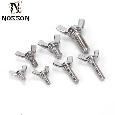 Azules de acero inoxidable para el tornillo de la máquina de fijación para el pulgar Tornos de mano en colores personalizados para los requisitos del cliente