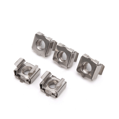Sistema de medición métrico de acero inoxidable cuadrado M6 bolas de tuercas de jaula M10 M3 clip con DIN estándar y acabado de óxido negro