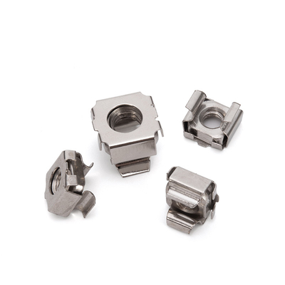 Sistema de medición métrico de acero inoxidable cuadrado M6 bolas de tuercas de jaula M10 M3 clip con DIN estándar y acabado de óxido negro