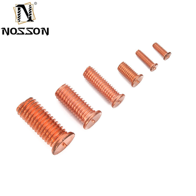 Precio asequible M4 M5 M6 M8 M10 tornillo de soldadura CD puntas de soldadura industria acabado de plata para todos los materiales hechos de acero inoxidable
