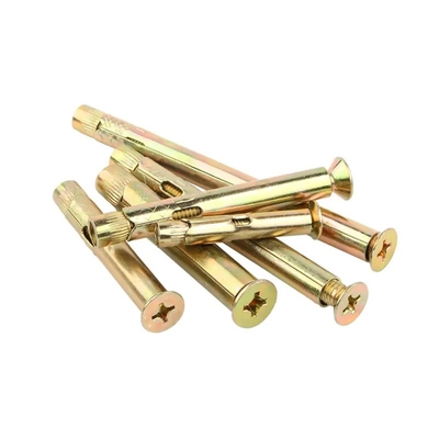 Acero plateado galvanizado manguera de hierro de anclaje contrafundido Cerrojo de cabeza con tuerca 4.8 8.8 10.9 12.9 grado Sistema de medición INCH