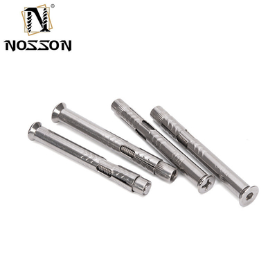 Acero plateado galvanizado manguera de hierro de anclaje contrafundido Cerrojo de cabeza con tuerca 4.8 8.8 10.9 12.9 grado Sistema de medición INCH
