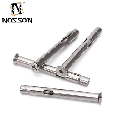 Acero plateado galvanizado manguera de hierro de anclaje contrafundido Cerrojo de cabeza con tuerca 4.8 8.8 10.9 12.9 grado Sistema de medición INCH