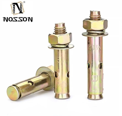 Muestra de acabado marrón de acero inoxidable B8MSH B8M B8 B7 18-8 INOX 1/4 de pulgada Hex Sleeve Anchor para aplicaciones pesadas
