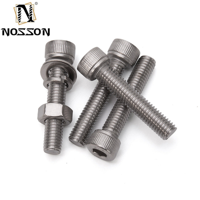 Disponible Métrico A2 A4 304 316 Din 912 Allen tornillo M1.6 M2 M2.5 M3 M4 M5 M6 M7 M8 M9 Hex Socket Head Cap Hexagonal interior tornillos
