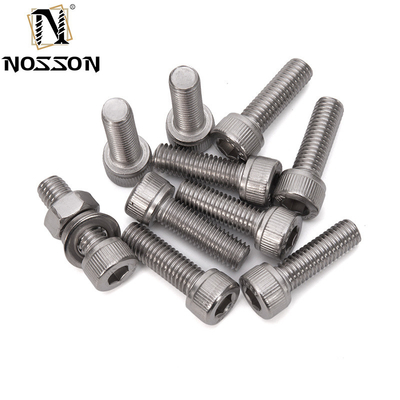 Disponible Métrico A2 A4 304 316 Din 912 Allen tornillo M1.6 M2 M2.5 M3 M4 M5 M6 M7 M8 M9 Hex Socket Head Cap Hexagonal interior tornillos