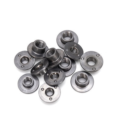 Métrica DIN547 M3-M10 Acero inoxidable 304 316 Nueces redondas con agujeros perforados en una cara y acabado pasivado