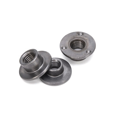 Métrica DIN547 M3-M10 Acero inoxidable 304 316 Nueces redondas con agujeros perforados en una cara y acabado pasivado