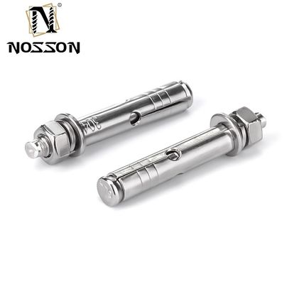 Bolsas de anclaje de expansión de acero al carbono Grado 4.8 8.8 10.9 12.9 con capa de pintura colorida GB 22795 Terminar vida útil más larga TiCN