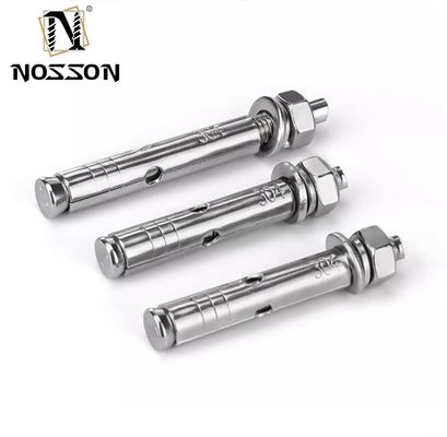 Bolsas de anclaje de expansión de acero al carbono Grado 4.8 8.8 10.9 12.9 con capa de pintura colorida GB 22795 Terminar vida útil más larga TiCN