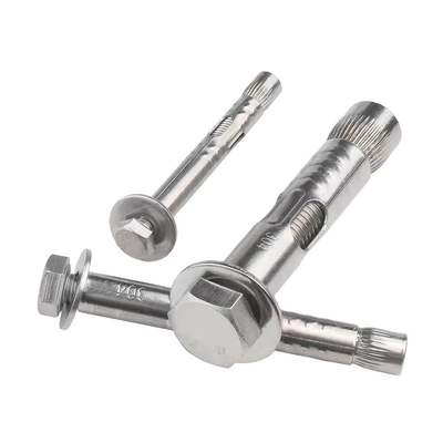 Diámetro 1/2 pulgadas de acero inoxidable marrón SS304 SS316 Cerrojo de anclaje de cuña con 700 Capacidad Directamente distribuida