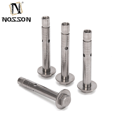 Acero inoxidable cabeza hexagonal de hormigón perno de anclaje M6M8M10M12 Capacidad 700 Diámetro azul 5/16IN TiCN
