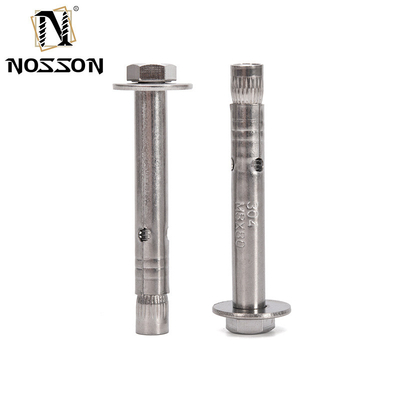 Acero inoxidable cabeza hexagonal de hormigón perno de anclaje M6M8M10M12 Capacidad 700 Diámetro azul 5/16IN TiCN