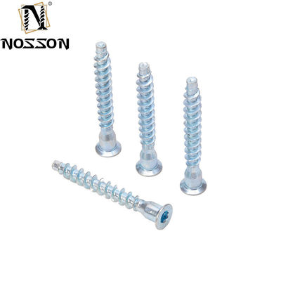 Sistema de medición métrico M5M6 Cabeza de brida hexagonal de acero inoxidable Tornos de autoperforación de madera para la instalación de gabinetes de muebles