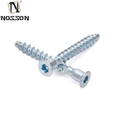 Sistema de medición métrico M5M6 Cabeza de brida hexagonal de acero inoxidable Tornos de autoperforación de madera para la instalación de gabinetes de muebles