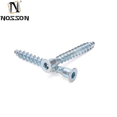 Tornos para muebles de madera de zinc amarillo/blanco M7X50 Euro grado 4.8/8.8/10.9/12.9 Tornos para perforar
