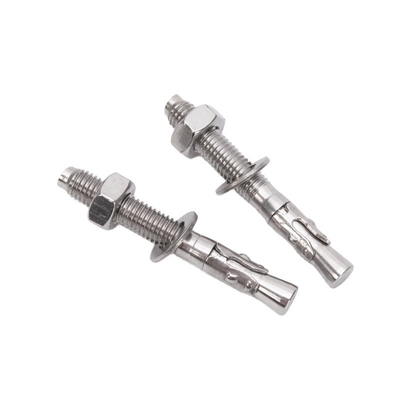 DIN estándar de acero carbono plata acero inoxidable 304 316 wedge anclaje de expansión anclaje perno Dyna perno SS304 para versátil
