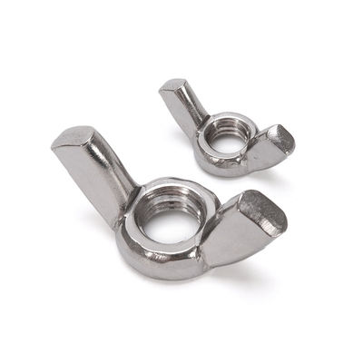 Finitura galvanizada M6 DIN 315 Muescas de alas de acero inoxidable para aplicaciones de sistemas de medición imperiales