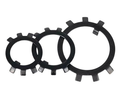 Lavadoras de llave de resorte de acero al carbono de estilo seis garras para lavadora placa antiaflojamiento para nueces redondas M10-M30