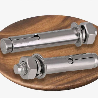 M10x100 304 de acero inoxidable Exterior hex Expansión perno de tornillo manga de anclaje de la expansión de tornillo de tornillo para la construcción Fin Plain