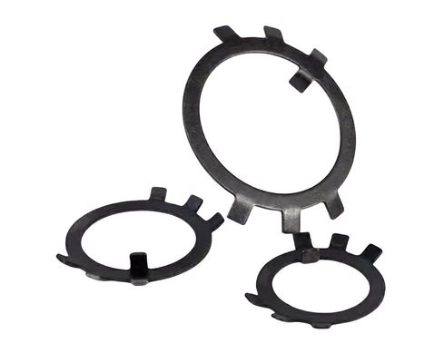 Finished negro ANSI/ASME estándar M10-M200 estilo de división de acero inoxidable de seis mandíbulas de control de lavadoras de medio eje de bloqueo para la nuez redonda