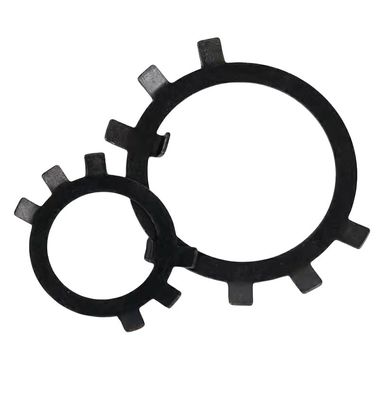 Finished negro ANSI/ASME estándar M10-M200 estilo de división de acero inoxidable de seis mandíbulas de control de lavadoras de medio eje de bloqueo para la nuez redonda