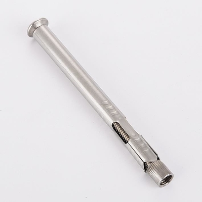 Estándar DIN 304 de acero inoxidable contrafundido cabeza de conexión hexagonal de expansión de perno anclaje de manga para ventana o marco de puerta fijado en plata