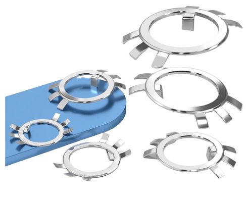 Lavadoras de llave de resorte para instalaciones eléctricas M10 M12 M14 M60 Acero al carbono JIS Estándar de estilo dividido Lavadora de seis garras