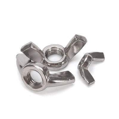 ISO estándar de óxido negro acabado galvanizado de mariposas de precisión fundición de acero al carbono acero inoxidable de bloqueo de alas de nuez para duradero