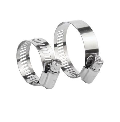 Clampas de manguera de cabeza de tornillo con ranuras estándar ANSI/ASME para pernos de trabajo pesado de tipo alemán y personalización ODM de acero inoxidable