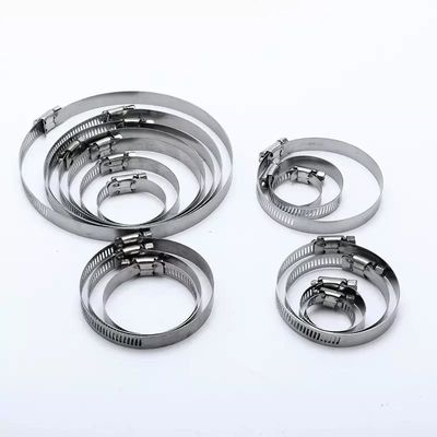 Minería Industria pesada Alemania Tipo de acero inoxidable manguera de sujeción con accionamiento de gusano en sistema métrico de medición