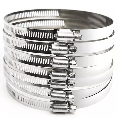 Minería Industria pesada Alemania Tipo de acero inoxidable manguera de sujeción con accionamiento de gusano en sistema métrico de medición