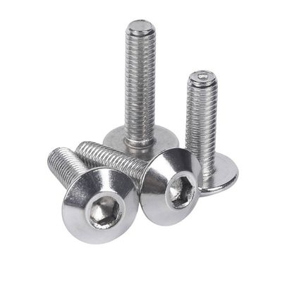 Sistema de medición métrica de acero M5 M6 cabeza de paraguas tornillo de conexión hexadecimal con eficiencia estándar ANSI