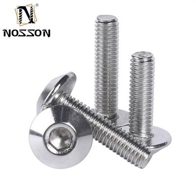 Sistema de medición métrica de acero M5 M6 cabeza de paraguas tornillo de conexión hexadecimal con eficiencia estándar ANSI