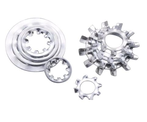 Limpieza en negro DIN6797J 304 de acero inoxidable con dientes internos cerrados cerrados M2-M30 para aplicaciones duraderas de atención médica