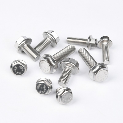 Los pernos de carrocería de acero inoxidable Zinc Final Super Duplex SAF2205 2507 A286 Phillips Drive Hex Head Flange Cerrojo DIN6921