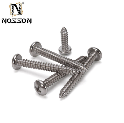 Sistema métrico de medición de acero inoxidable 304 blanco 4x20 mm tornillos de cartón de chispa zincado para el montaje de muebles en la norma GB