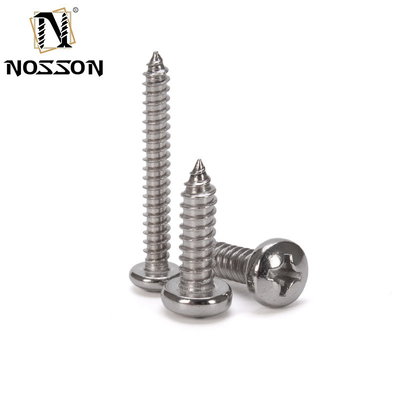 Sistema métrico de medición de acero inoxidable 304 blanco 4x20 mm tornillos de cartón de chispa zincado para el montaje de muebles en la norma GB