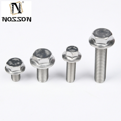 Acero al carbono negro de óxido hexadecimal, tornillo de media hebra DIN6921 de acero inoxidable estándar 4.8 8.8 10.9 12.9 con acabado de zinc