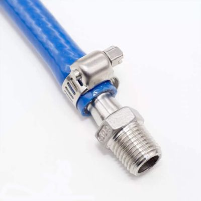 Clampada de manguera de liberación rápida ajustable a medida Bracket 304 de acero inoxidable Clampas de tubería de trabajo pesado para cuidado de la salud Acero al carbono